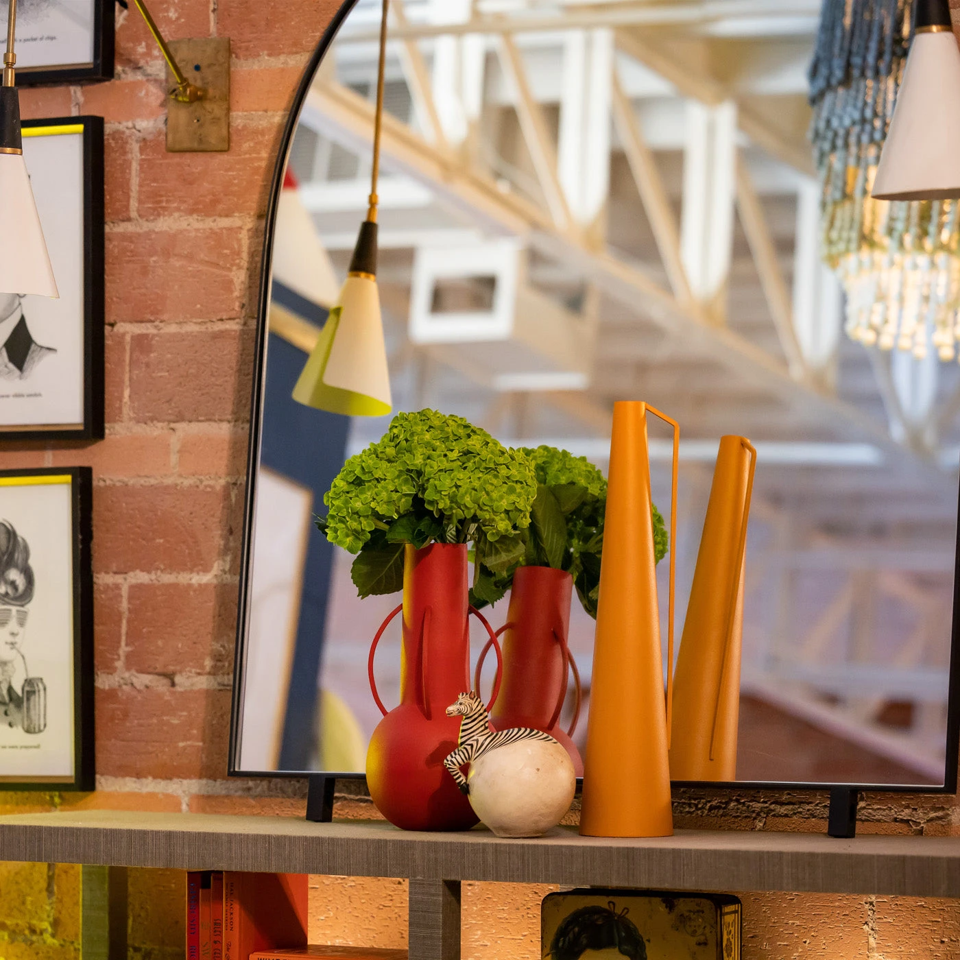 Roman Vases In Sunset - Set Of 4 2 Roman Vases In Sunset - Set Of 4 - Image 2