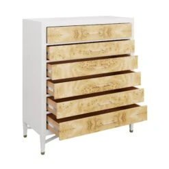 Custom Sadie Tall Boy Dresser 17 Custom Sadie Tall Boy Dresser -Scout Design Studio SadieTallBoyDresser.NaturalMappaBurl.04