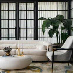 Santarelli Lounge Chair In Grey Boucle 16 Santarelli Lounge Chair In Grey Boucle -Scout Design Studio Santarelli Lounge Chair in Grey Boucle.07