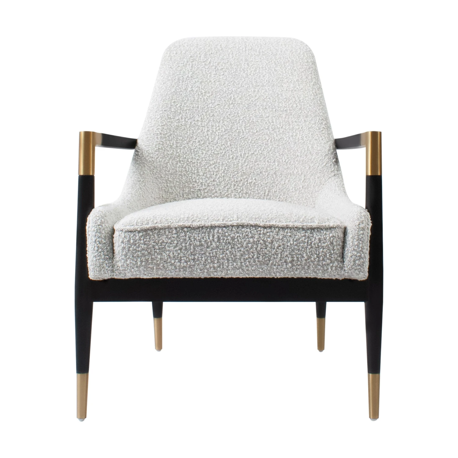 Santarelli Lounge Chair In Grey Boucle 3 Santarelli Lounge Chair In Grey Boucle - Image 3
