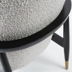 Santarelli Lounge Chair In Grey Boucle 14 Santarelli Lounge Chair In Grey Boucle -Scout Design Studio SantarelliLoungeChairinGreyBoucle.04