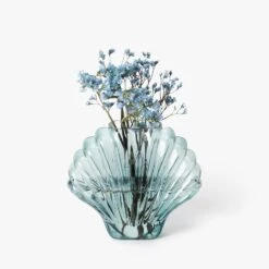 Seashell Vase - Blue -Scout Design Studio Seashell Vase Blue.02