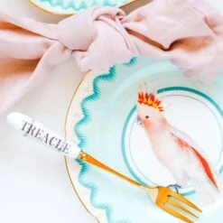 Set Of 4 Pretty Pastel Animal Cake Plates 8 Set Of 4 Pretty Pastel Animal Cake Plates -Scout Design Studio Setof4PrettyPastelAnimalCakePlates.04