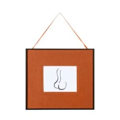 Small Leather Lady Art Print - Pose 2