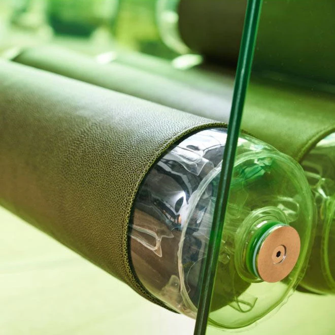 Soshagro Green Acrylic Armchair 3 Soshagro Green Acrylic Armchair - Image 3