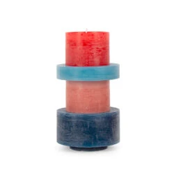 Stan Editions Candle - Stack 04 - Red/Blue