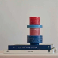 Stan Editions Candle - Stack 04 - Red/Blue 5 Stan Editions Candle - Stack 04 - Red/Blue -Scout Design Studio Stan Editions Candle Stack 04 Red Blue.03