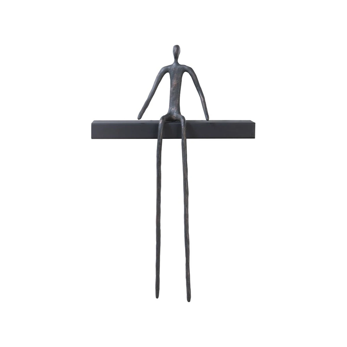 Moveable Man On Short Shelf - Sitting A 1 Moveable Man On Short Shelf - Sitting A