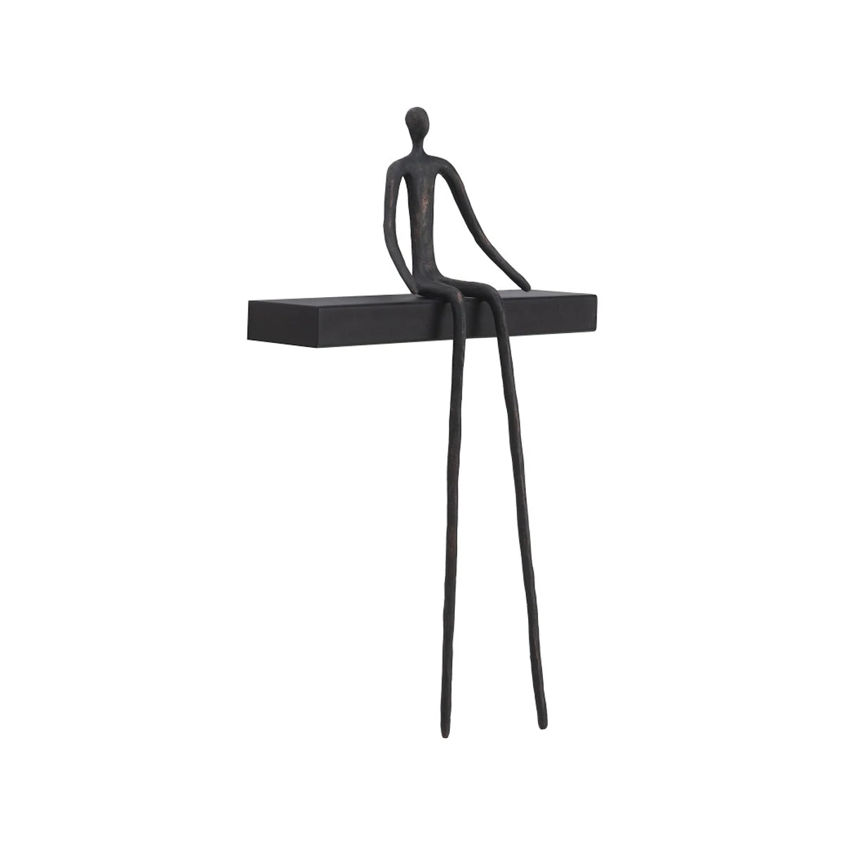 Moveable Man On Short Shelf - Sitting A 2 Moveable Man On Short Shelf - Sitting A - Image 2