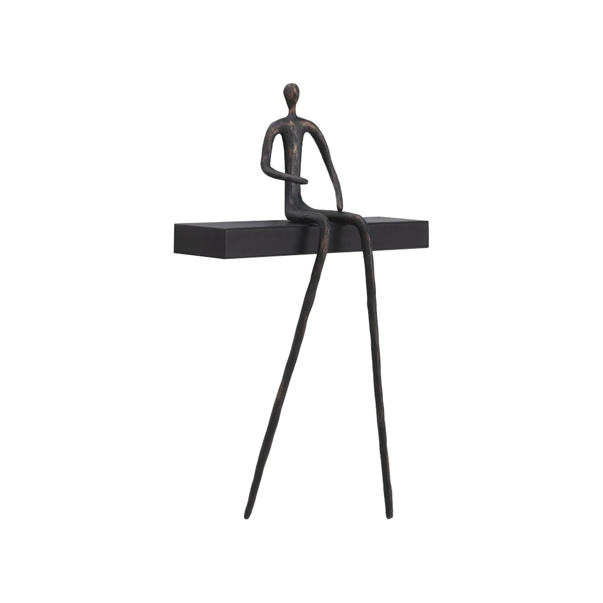 Moveable Man On Short Shelf - Sitting B 2 Moveable Man On Short Shelf - Sitting B - Image 2