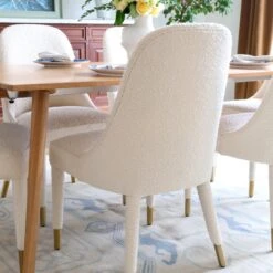 Tavish Dining Chair In Ivory Boucle 14 Tavish Dining Chair In Ivory Boucle -Scout Design Studio Tavish Dining Chair