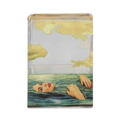 Toiletpaper Sea Girl Glass Vase By Seletti