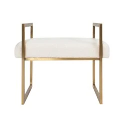 Westland Bench In Ivory Boucle -Scout Design Studio WestlandBenchinIvory.02