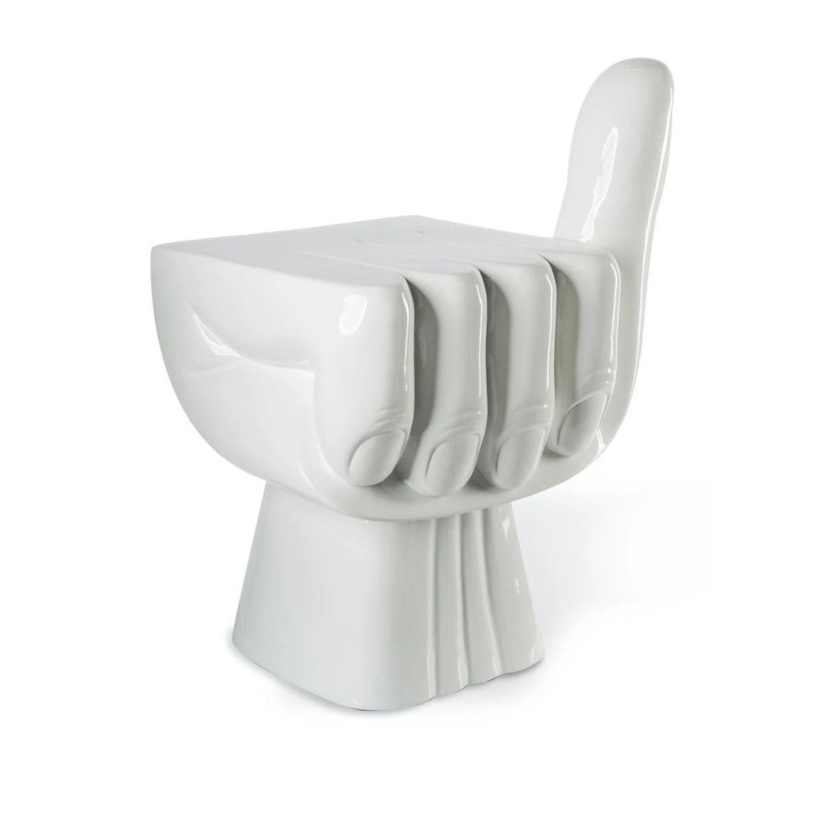 Fist Chair - White 3 Fist Chair - White - Image 3