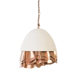 Ruffle White Chandelier