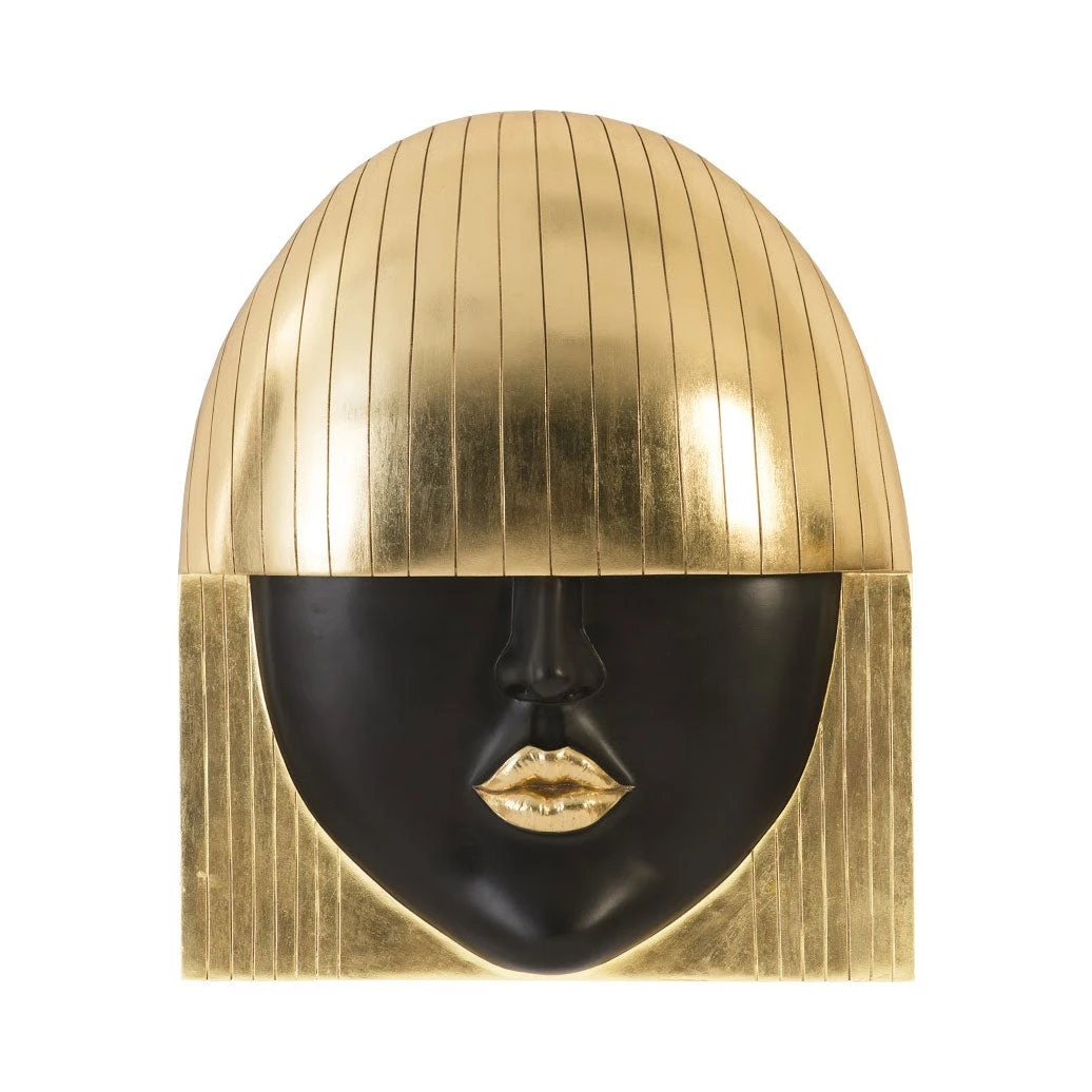 Fashion Faces Large Kiss Wall Art - Black 1 Fashion Faces Large Kiss Wall Art - Black